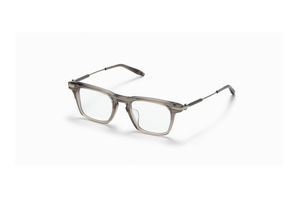 Akoni Eyewear   AKX-400 E Matte Light Crystal Grey-  Scraped - Brushed Black Palladium