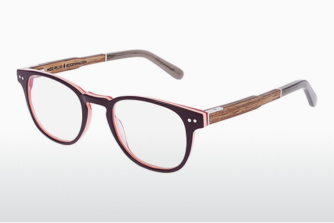 专门设计眼镜 Wood Fellas Bogenhausen Premium (10936 walnut/brown lila)
