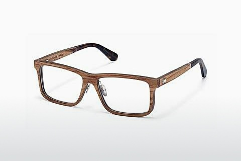 专门设计眼镜 Wood Fellas Eisenberg (10943 zebrano)