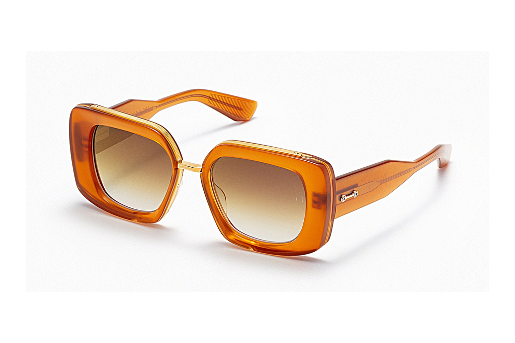 Akoni Eyewear   AKS-108 C Dark Brown to Clear - ARCloudy Orange - Gold w