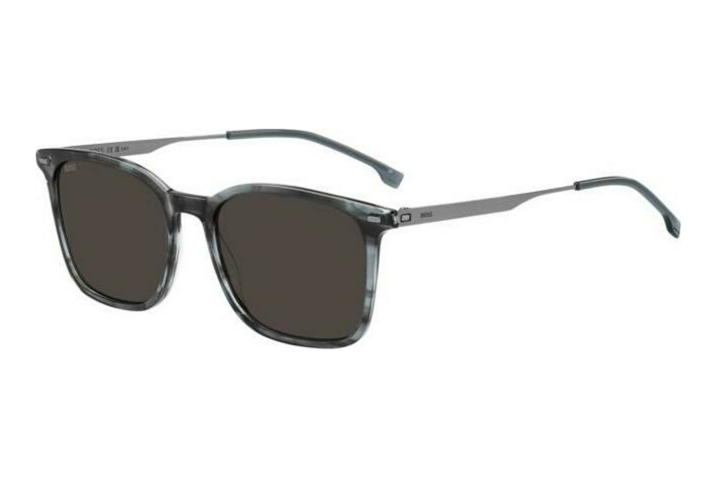 Boss   BOSS 1694/S VQ7/IR STRIPED GREY RUTHENIUM