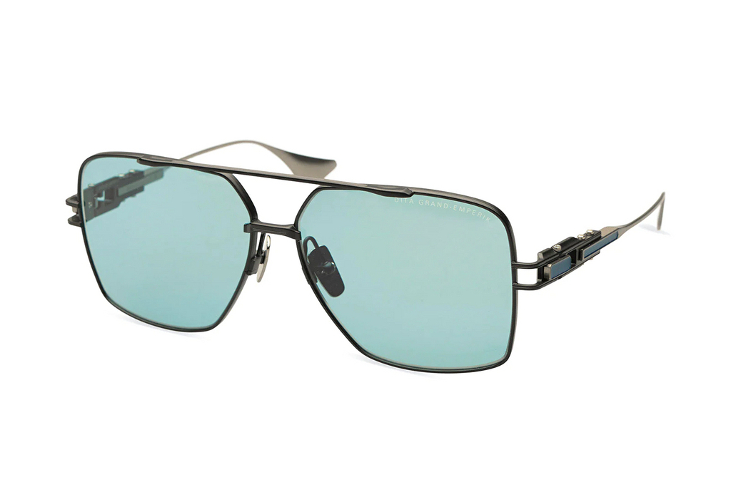 DITA   DTS-159 02A DARK TURQUOISEMATTE BLACK - ANTIQUE SILVER