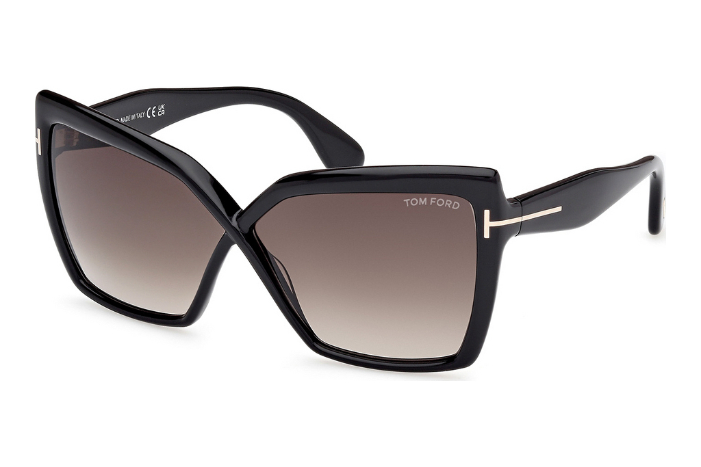 Tom Ford   FT1195 01B grau verlaufendGlänzend Schwarz